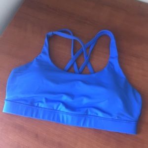 Size 6 Lululemon Sports Bra Blue